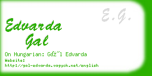 edvarda gal business card